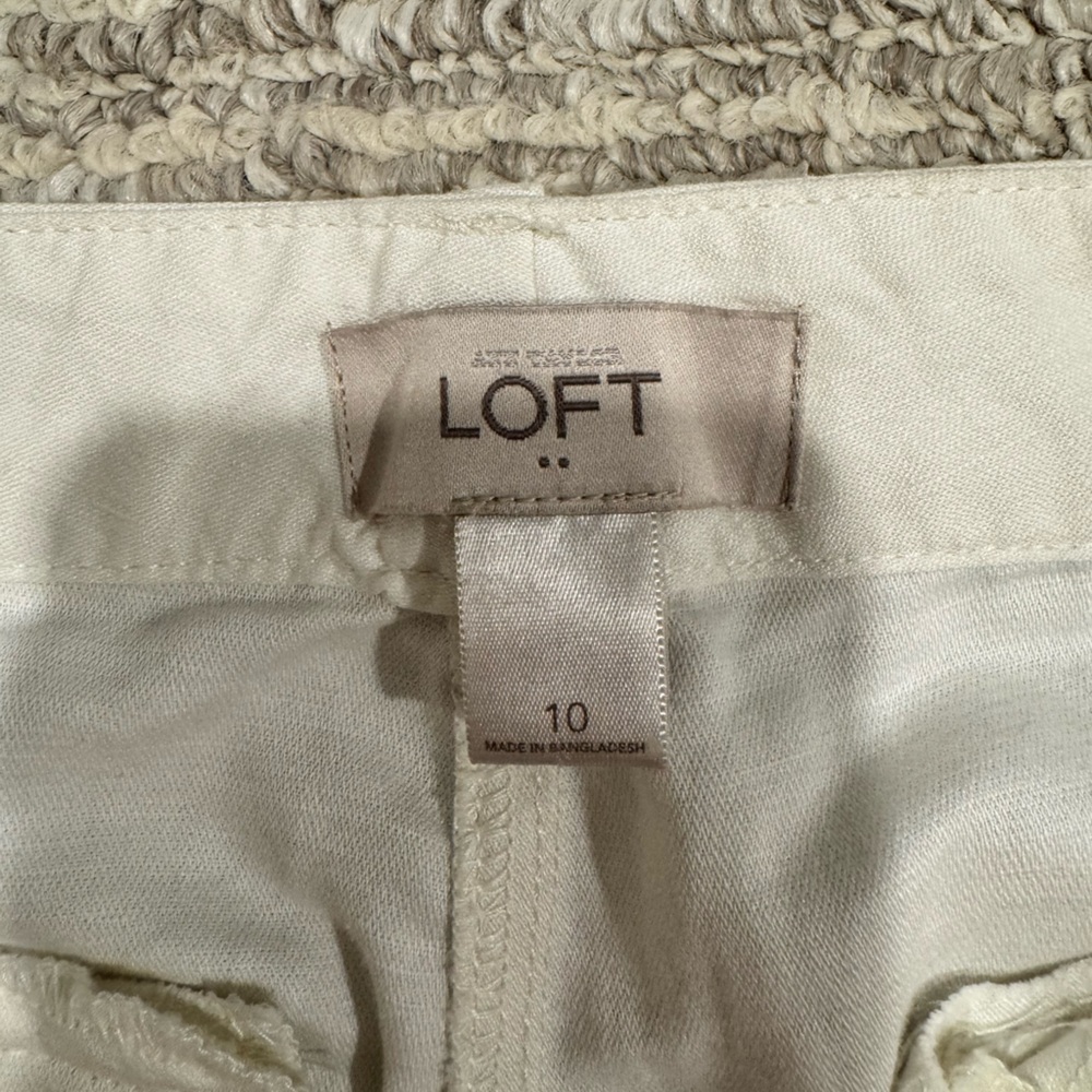LOFT Cream Women’s Trousers - Picture 4 of 5